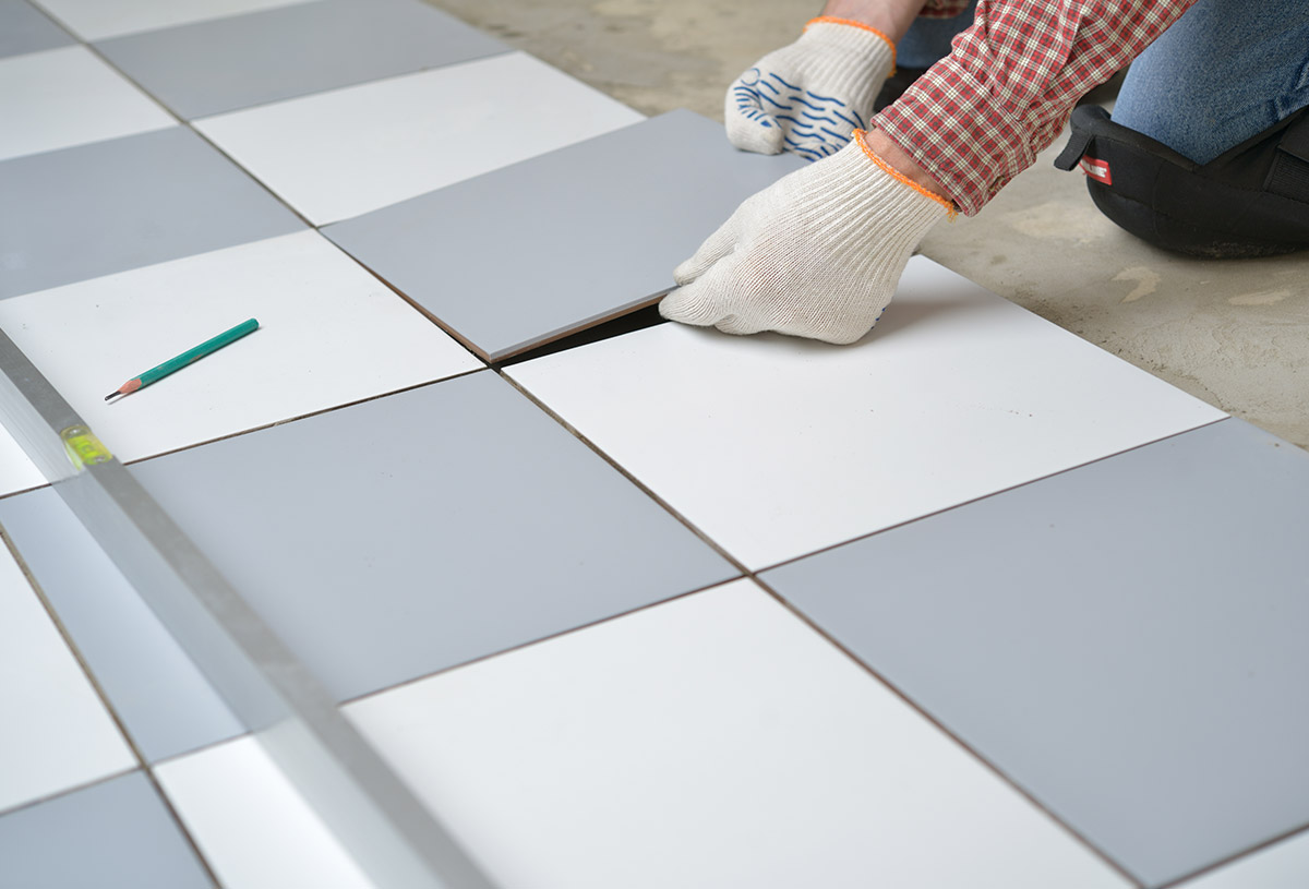 LAYING OF CERAMIC TILES IS AN ART